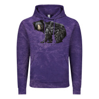 Cloud Purple Sloth Bear Vintage Hoodie - LillyAllenDesigns