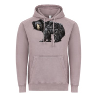 Vintage Zinc Sloth Bear Vintage Hoodie - LillyAllenDesigns