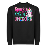 Black sparkle like a unicorn Heavyweight Sweatshirt - NancyCooperArtShop