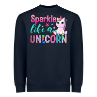 Navy sparkle like a unicorn Heavyweight Sweatshirt - NancyCooperArtShop