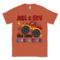 Copper just a boy who loves monster trucks Classic Tee - MaliasSmallBusiness