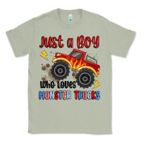 Matcha just a boy who loves monster trucks Classic Tee - MaliasSmallBusiness