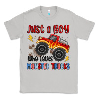 Moon Dust just a boy who loves monster trucks Classic Tee - MaliasSmallBusiness