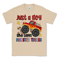 Mushroom just a boy who loves monster trucks Classic Tee - MaliasSmallBusiness