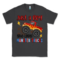 Smoke just a boy who loves monster trucks Classic Tee - MaliasSmallBusiness