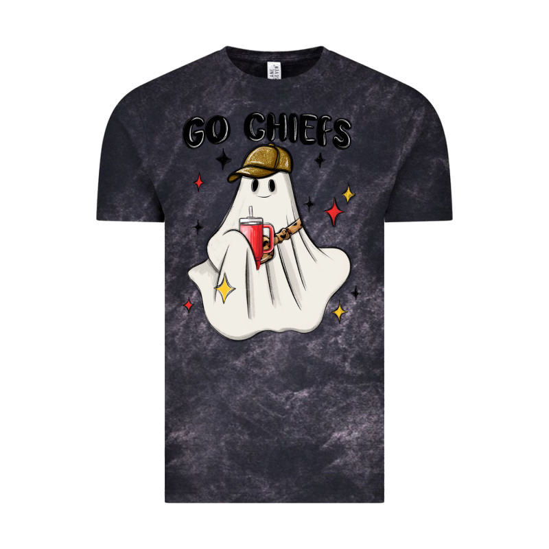 Go Chiefs Boujee Sports Ghost Stanley Vintage Tee by MaliasSmallBusiness | Teevron