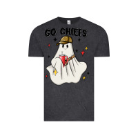 Vintage Black go chiefs boujee sports ghost stanley Vintage Tee - MaliasSmallBusiness