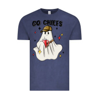 Vintage Denim go chiefs boujee sports ghost stanley Vintage Tee - MaliasSmallBusiness