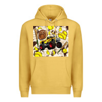 Antique Gold softball crusher Premium Hoodie - TumblerDesignByShophia