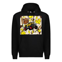 Black softball crusher Premium Hoodie - TumblerDesignByShophia