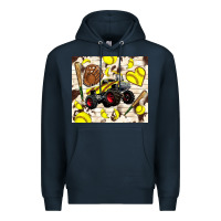 Navy softball crusher Premium Hoodie - TumblerDesignByShophia