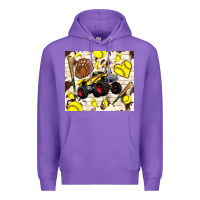 Purple softball crusher Premium Hoodie - TumblerDesignByShophia