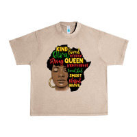 Black Woman Africa Silhouette Urban Heavy Tee | Teevron
