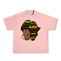 Salmon black woman africa silhouette Urban Heavy Tee - MaliasSmallBusiness