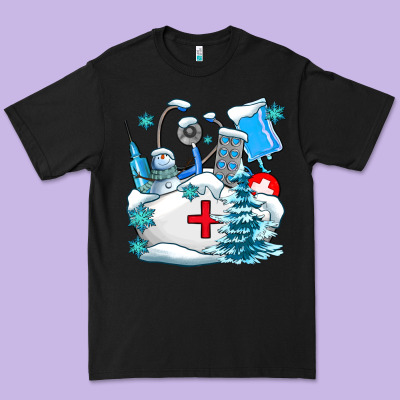 Winter Nurse Life Premium Tee Designed By Adodesignshop