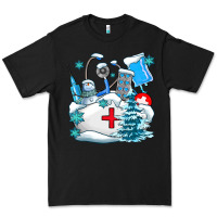 Black Winter Nurse life Premium Tee - AdoDesignShop