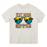 Cream hot mom summer Heavy Core Tee - CowhideDigitalArt