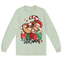 Matcha merry slothmas Long Sleeve Tee - MaliasSmallBusiness