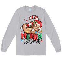 Moon Dust merry slothmas Long Sleeve Tee - MaliasSmallBusiness