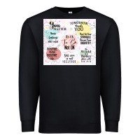 Black it's ok to be not ok Premium Sweatshirt - TumblerDesignByShophia