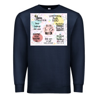 Navy it's ok to be not ok Premium Sweatshirt - TumblerDesignByShophia
