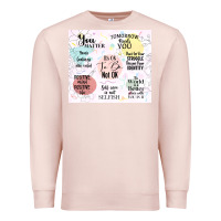 Pale Pink it's ok to be not ok Premium Sweatshirt - TumblerDesignByShophia