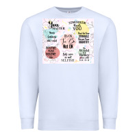 White it's ok to be not ok Premium Sweatshirt - TumblerDesignByShophia