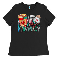 Black coffee pharmacy Ladies Tee - RacoonDesign