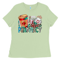 Matcha coffee pharmacy Ladies Tee - RacoonDesign