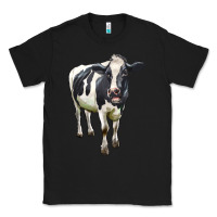 Black Holstein Bull Classic Tee - LillyAllenDesigns