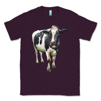 Plum Holstein Bull Classic Tee - LillyAllenDesigns