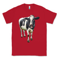 Red Holstein Bull Classic Tee - LillyAllenDesigns