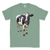 Sage Holstein Bull Classic Tee - LillyAllenDesigns