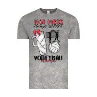 Cloud Rock hot mess always stressed volleyball mama Vintage Tee - MaliasSmallBusiness