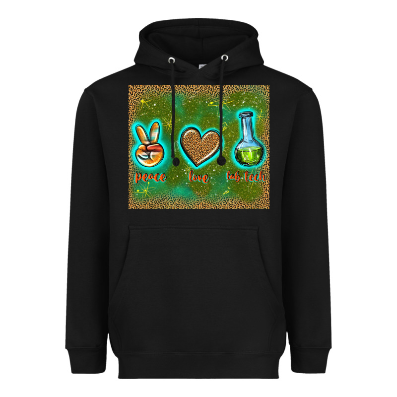 Peace Love Lab Tech Heavyweight Hoodie by TumblerDesignByShophia | Teevron