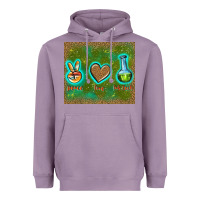 Lavender peace love lab tech Heavyweight Hoodie - TumblerDesignByShophia