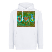 White peace love lab tech Heavyweight Hoodie - TumblerDesignByShophia