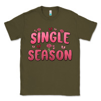 Army Green single season Classic Tee - MaliasSmallBusiness
