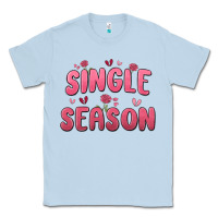 Dusty Blue single season Classic Tee - MaliasSmallBusiness