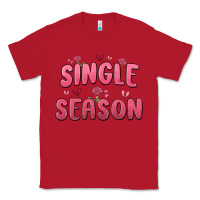 Red single season Classic Tee - MaliasSmallBusiness