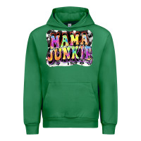 Emerald Mama junkie Mother's Day Urban Hoodie - FaDigitalArtStudio