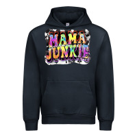 Navy Mama junkie Mother's Day Urban Hoodie - FaDigitalArtStudio