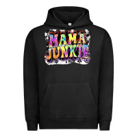 Pigment Black Mama junkie Mother's Day Urban Hoodie - FaDigitalArtStudio