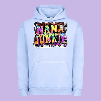 Mama Junkie Mother's Day Urban Hoodie Designed By Fadigitalartstudio