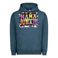 Pigment Midnight Navy Mama junkie Mother's Day Urban Hoodie - FaDigitalArtStudio