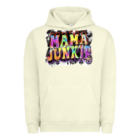 Pigment Pistachio Mama junkie Mother's Day Urban Hoodie - FaDigitalArtStudio