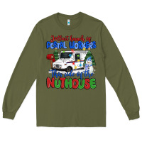 Army Green jolliest bunch of postal workers this side of the Long Sleeve Tee - MaliasSmallBusiness
