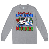 Heather Grey jolliest bunch of postal workers this side of the Long Sleeve Tee - MaliasSmallBusiness