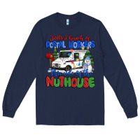 Navy jolliest bunch of postal workers this side of the Long Sleeve Tee - MaliasSmallBusiness