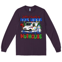 Plum jolliest bunch of postal workers this side of the Long Sleeve Tee - MaliasSmallBusiness